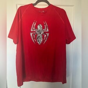 Under Armour Red Spider-Man athletic shirt